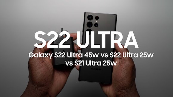 Galaxy S22 Ultra 45W charging