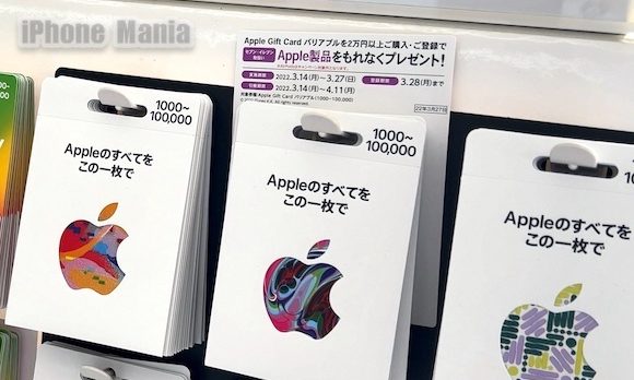レポ】セブイレでAppleギフトカード2万円以上購入で純正アクセサリーが