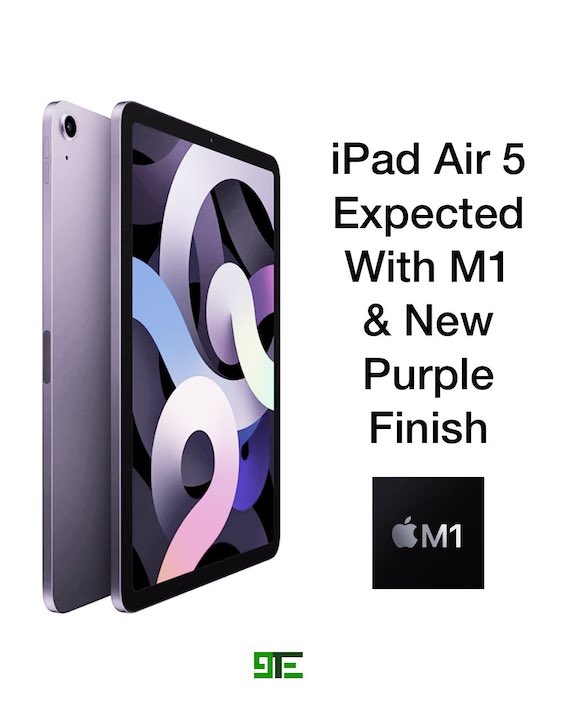 iPad Air（第5世代）のM1、128GB、Wi-Fiが税込62,800円と噂 - iPhone Mania