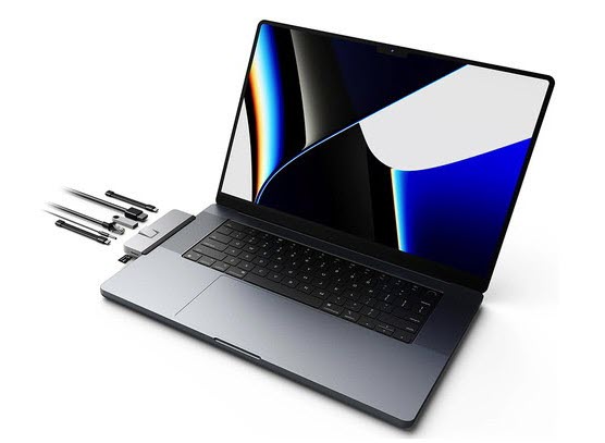 MacBook Pro HyperDrive 7in2 USB-Cハブ DUO PRO