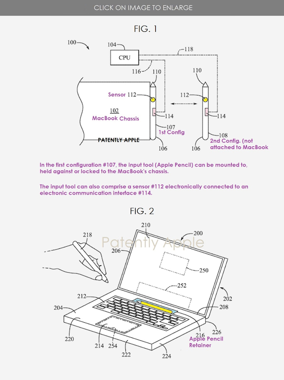 Macbook patent