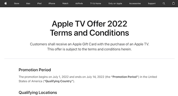米Apple Apple TV プロモーション