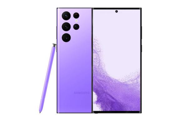 Galaxy S22 Ultra purple