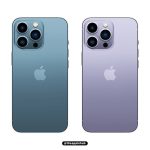 iPhone14 Pro green purple