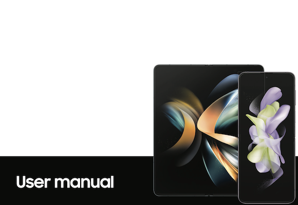 Galaxy Z Fold4 Flip4 manual