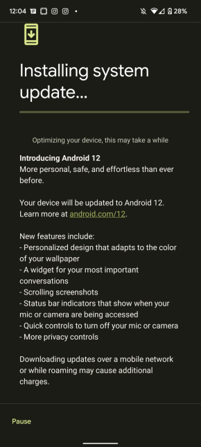 Android 13ではなくAndroid 12が配信されたPixelシリーズ