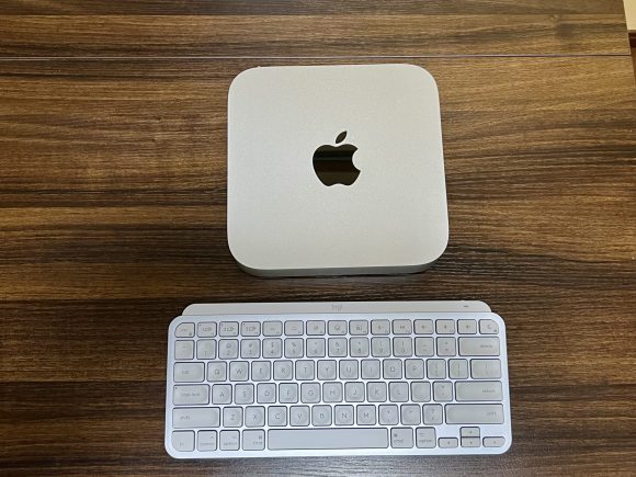 Mac miniとMX Keys Mini for Mac