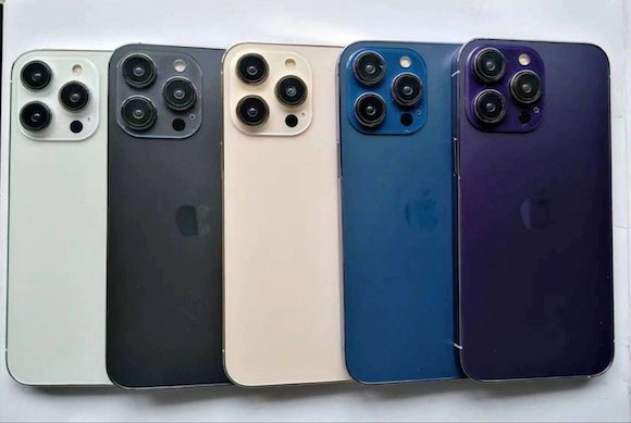 iPhone14 Pro dummy 5 colors