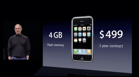 2007年 初代iPhone 価格