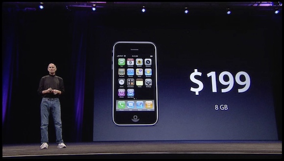 2008年 iPhone 3G 価格