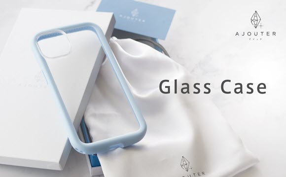 トリニティ ajouter アクセサリー iPhone14 ケース ガラス