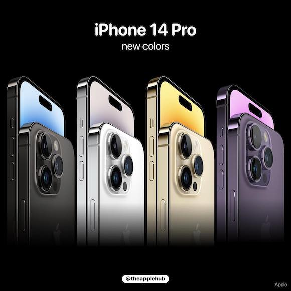 iPhone14 Pro Colors AD