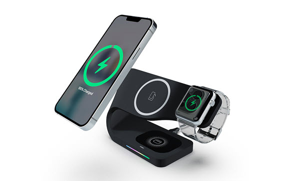 miak iPhone Apple Watch AirPods 充電 Qi アクセサリー スタンド