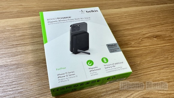 Belkin「BOOST↑CHARGE Magnetic Wireless Battery 5000」レビュー