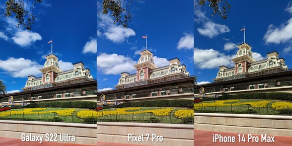 iphone14 pro max pixel 7 pro galaxy s22 ultra　比較