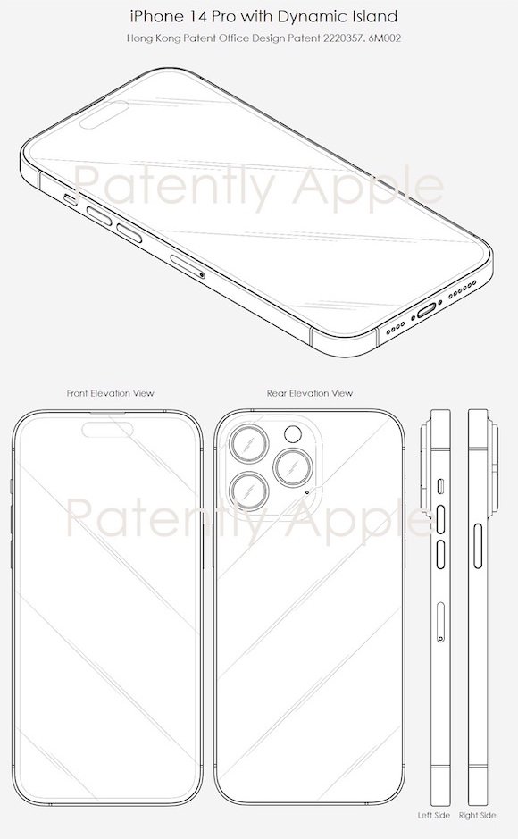 iPhone14 Pro dynamic island patent_1