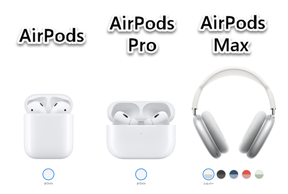 AirPods AirPods Pro AirPods Max エアポッズ