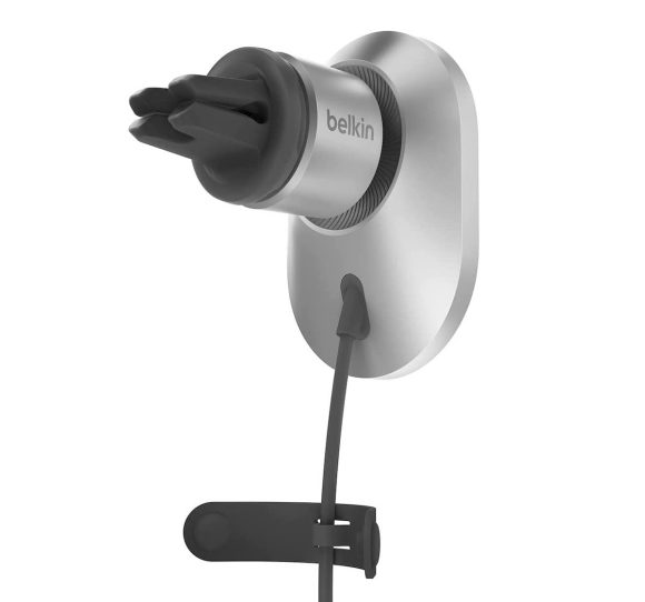 「Belkin BoostCharge Pro Wireless Car Charger with MagSafe 15W」ベルキン MagSafe 車載充電器