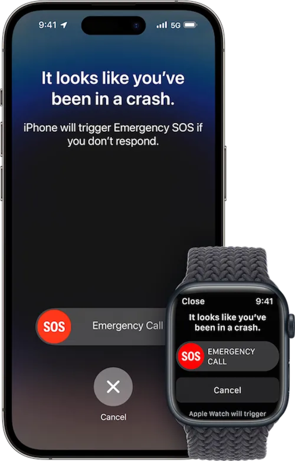 iPhone14 crash detection