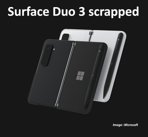 Surface Duo 3 scrapped