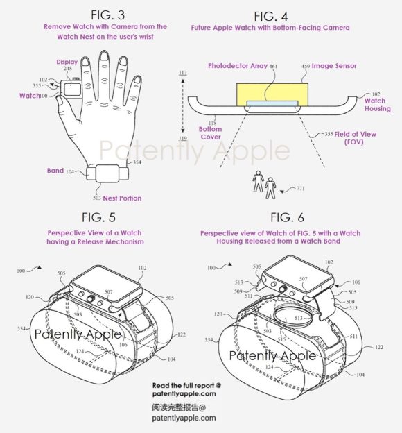 Apple Watch camera patent