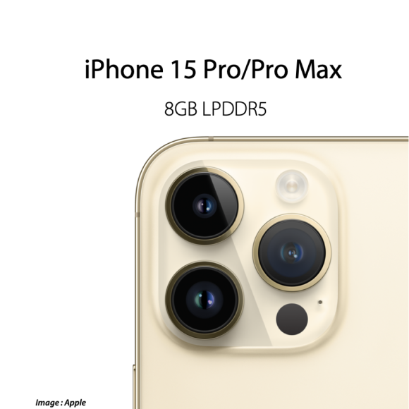 iPhone15 Pro 8GB LPDDR5