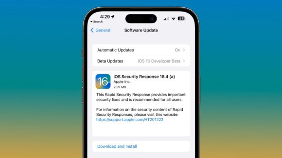 iOS Security Response 16.4 （a）