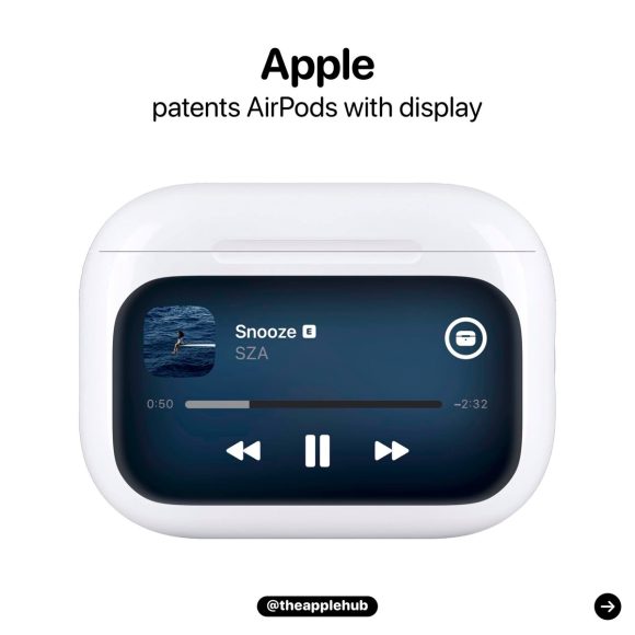 AirPods display case patent