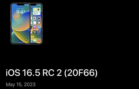 iOS16.5 RC2