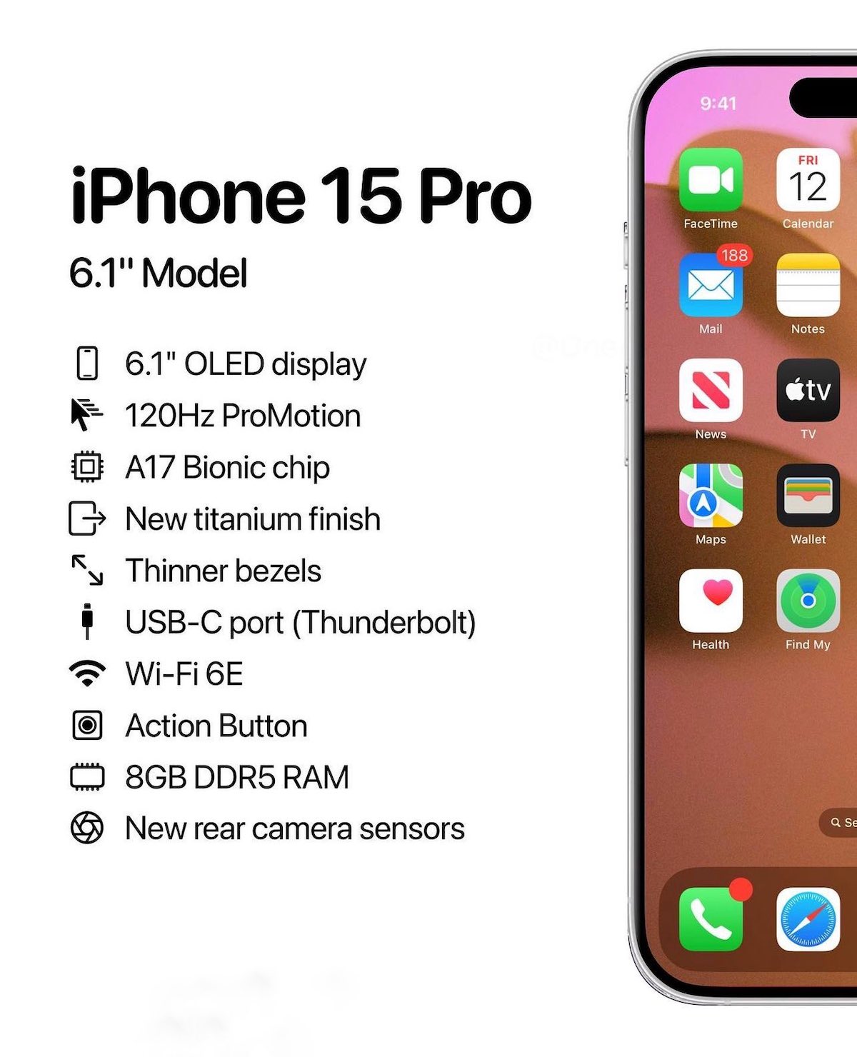 iPhone15 Pro BOB
