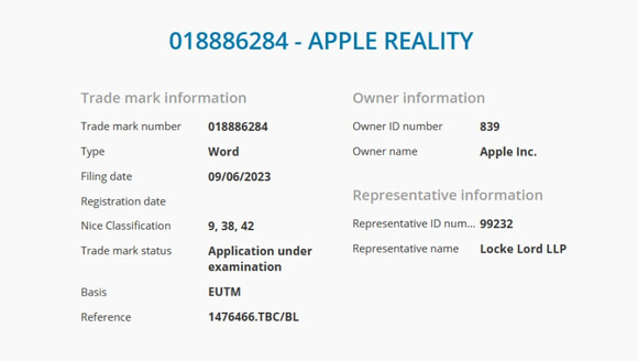 apple reality
