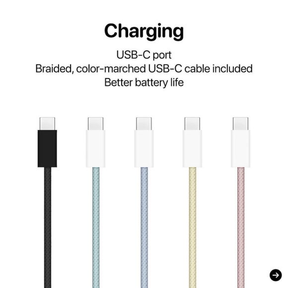 iPhone15 color USB-C AH