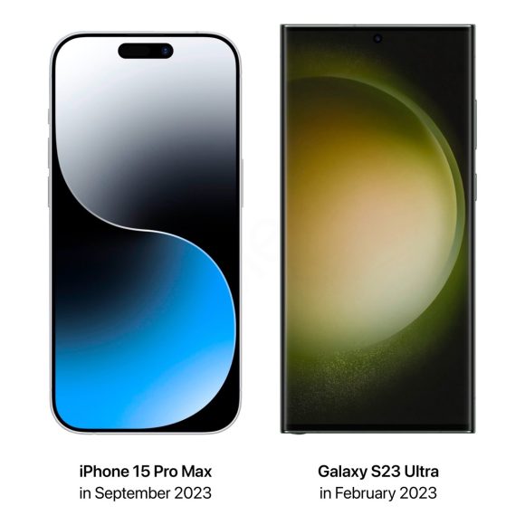 iPhone15 Pro Max Galaxy S23 Ultra