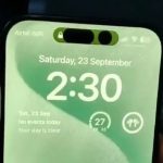 iPhone15 Pro green display