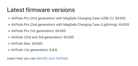 AirPods Pro‌‌‌‌‌‌‌‌ firmware