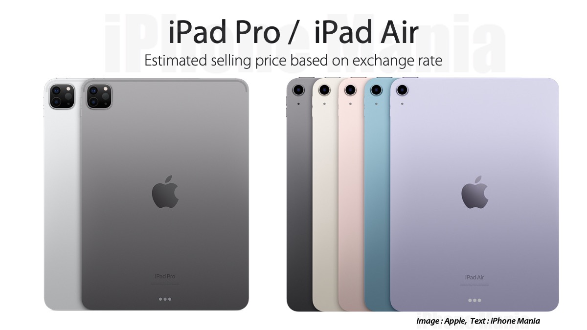 New iPad Pro Air calc