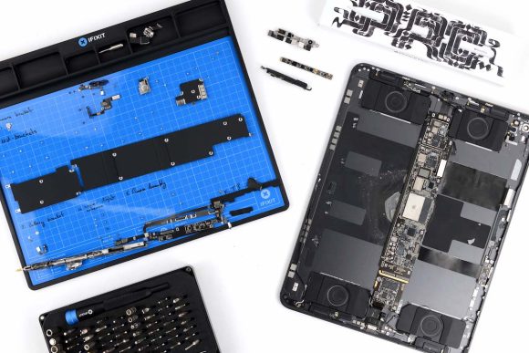 Apple Pencil ProとiPad Pro（M4）を分解〜バッテリーと内部構造