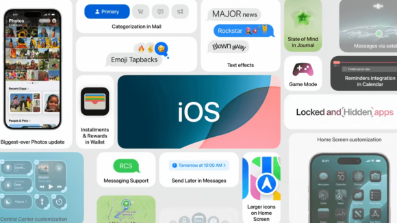 iOS18が発表！ホーム画面、コントロールセンターが大きく進化