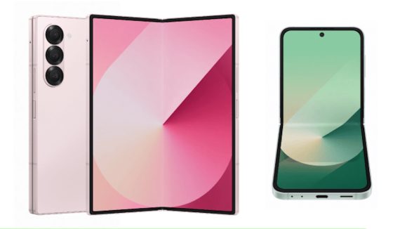 Galaxy Z Fold6/Flip6の全カラーの公式画像〜発表前に流出止まらず？