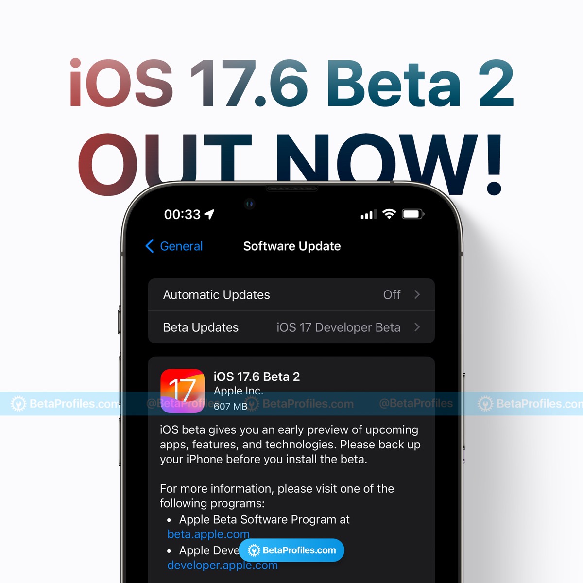 The second beta of each operating system has been released, including iOS/iPadOS17.6 and watchOS10.6 – iPhone Mania