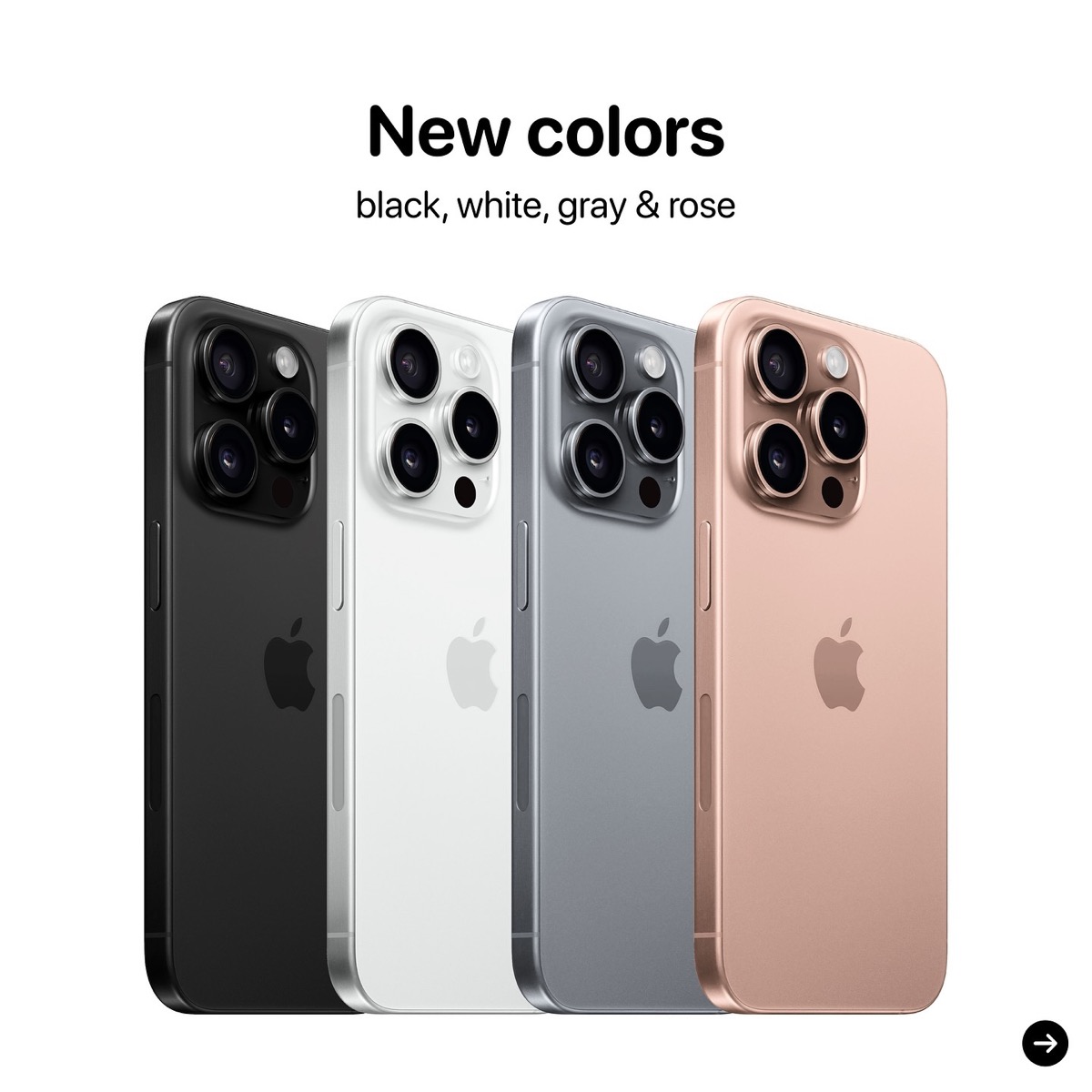iPhone16 Proに寒色系の新色なし確定？iPhone6sと異なるローズ追加？