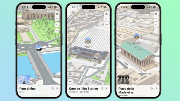 パリ五輪に向けてAppleマップがアップデート〜詳細な3Dランドマーク