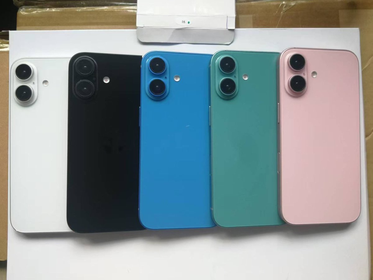 iPhone16の本体カラーは5種類〜これが実機の色合いか！？モックアップ投稿