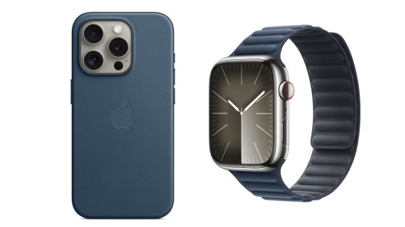 ファインウーブン素材のiPhone16 Proケース、Apple Watchバンド