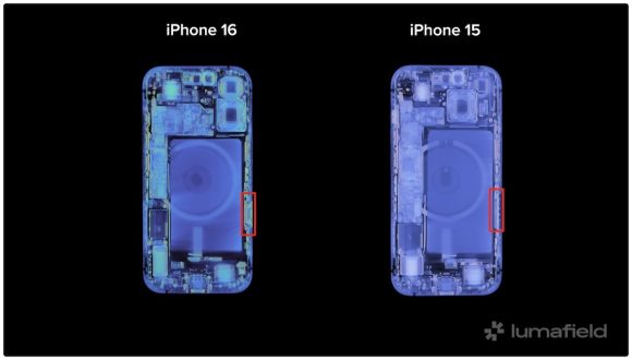 iPhone16 分解 iFixit/YouTube