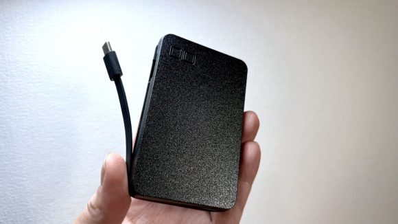 CIO CMARTCOBY Cable ケーブル内蔵モバイルバッテリー iPhone16 Pro レビュー