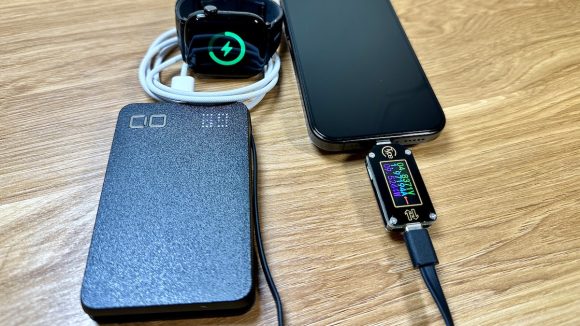 CIO CMARTCOBY Cable ケーブル内蔵モバイルバッテリー iPhone16 Pro レビュー