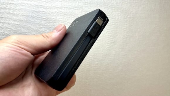 CIO CMARTCOBY Cable ケーブル内蔵モバイルバッテリー iPhone16 Pro レビュー