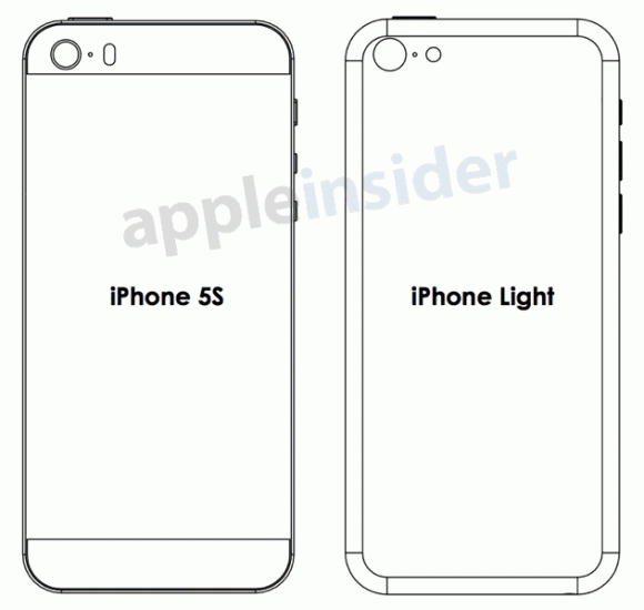 iPhone5S廉価版・通常版サイズ比較3