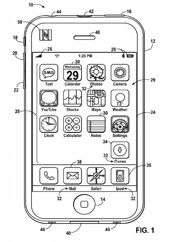iPhone, NFC特許